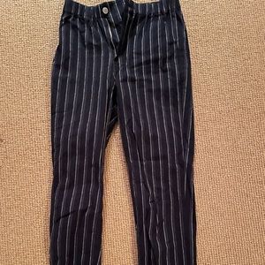 Striped cotton pants